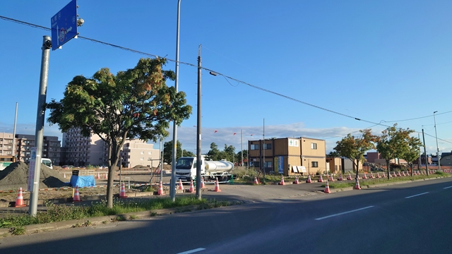 江別市野幌若葉町「リードタウン野幌若葉町」分譲地の様子