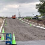 萩ケ岡2号道路整備工事（旧江別小学校横）