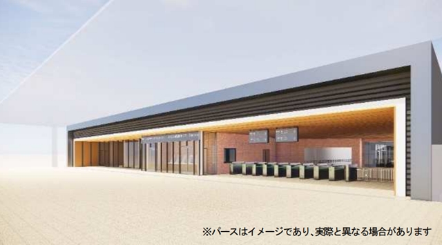 千歳線新駅・Fビレッジ駅 駅舎