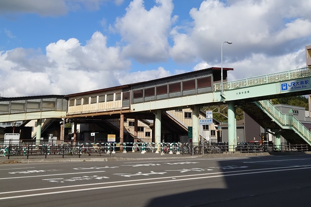 JR大麻駅 跨線人道橋(跨線橋)