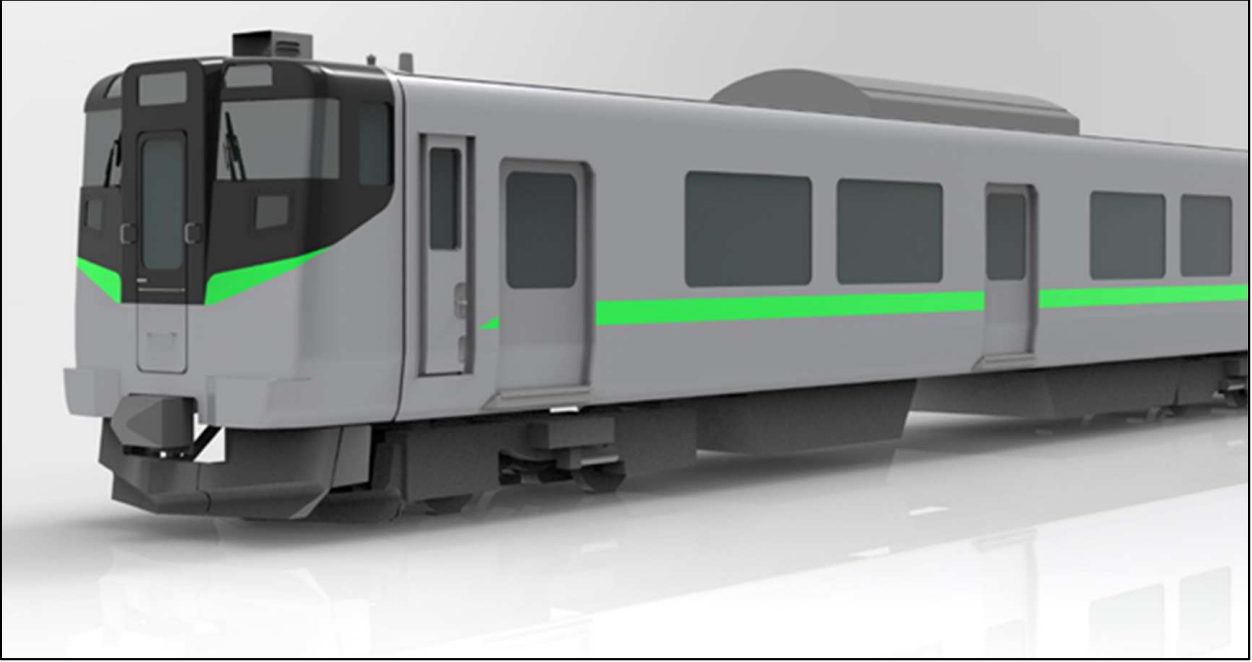 新型739系3000代の外観イメージ