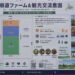 「順遊ファーム＆観光交流農園」事業計画看板
